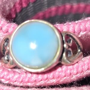 Larimar Silver Ring